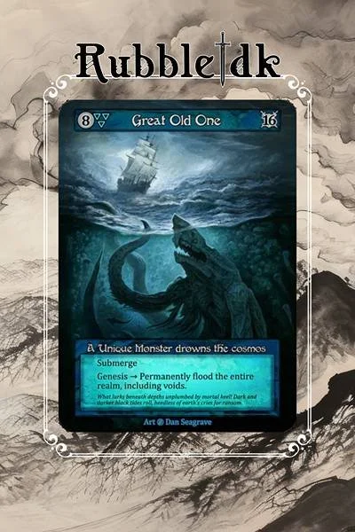 Sorcery TCG foil single cards. — Rubble